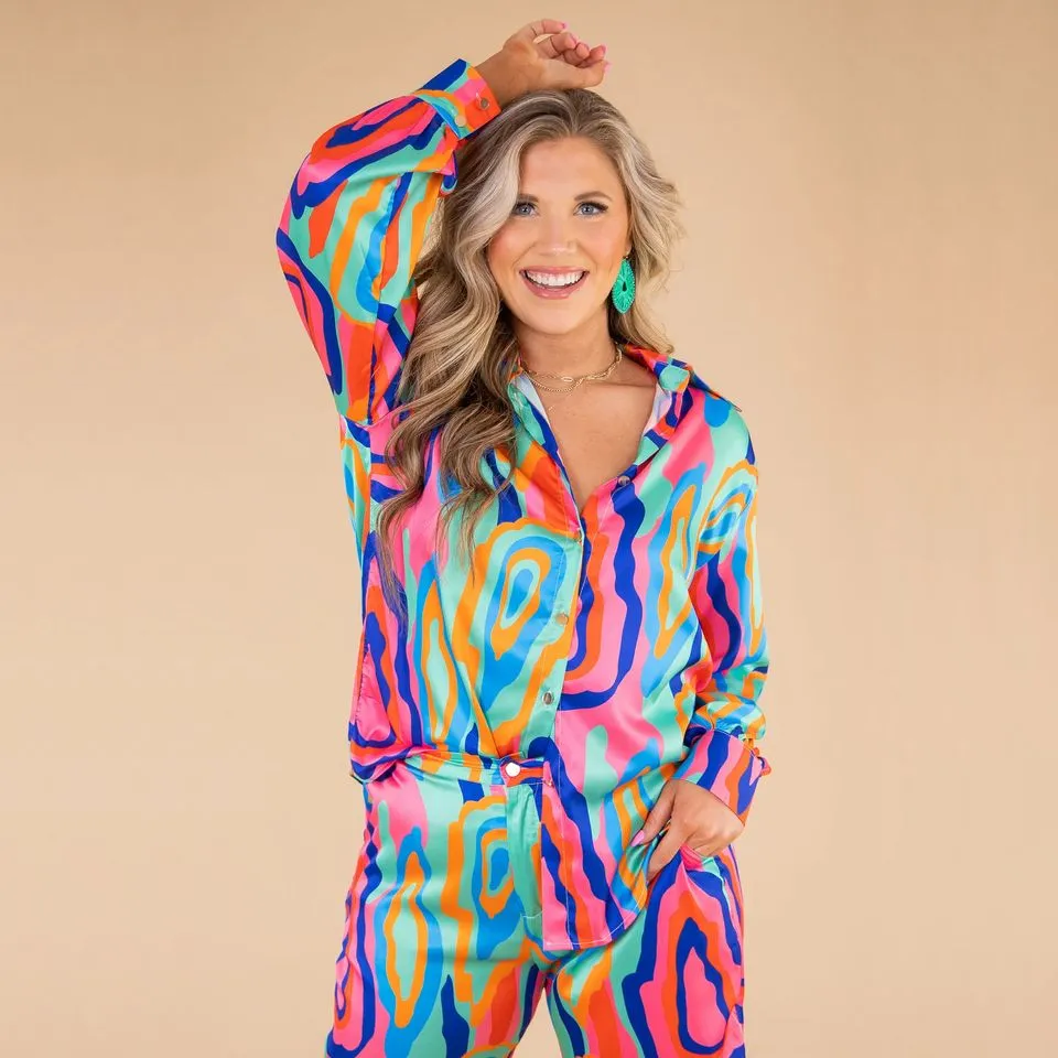 2 Piece Fashionable Printed Set