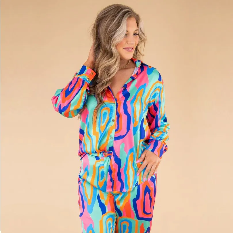 2 Piece Fashionable Printed Set