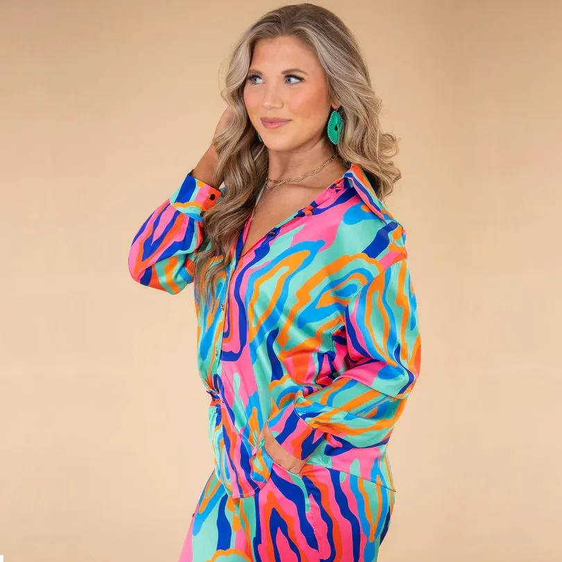2 Piece Fashionable Printed Set