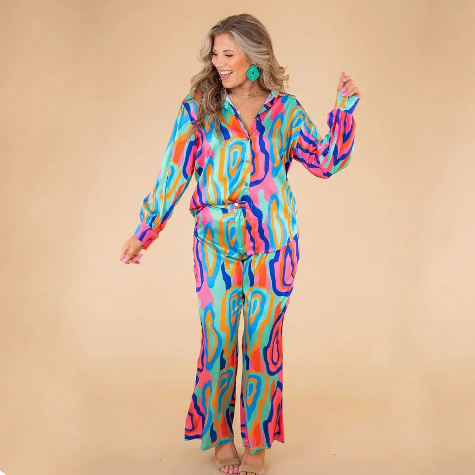 2 Piece Fashionable Printed Set