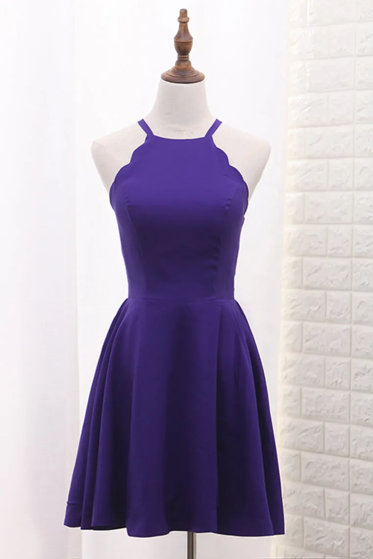 2024 A Line Cocktail Dresses Spaghetti Straps Short/Mini