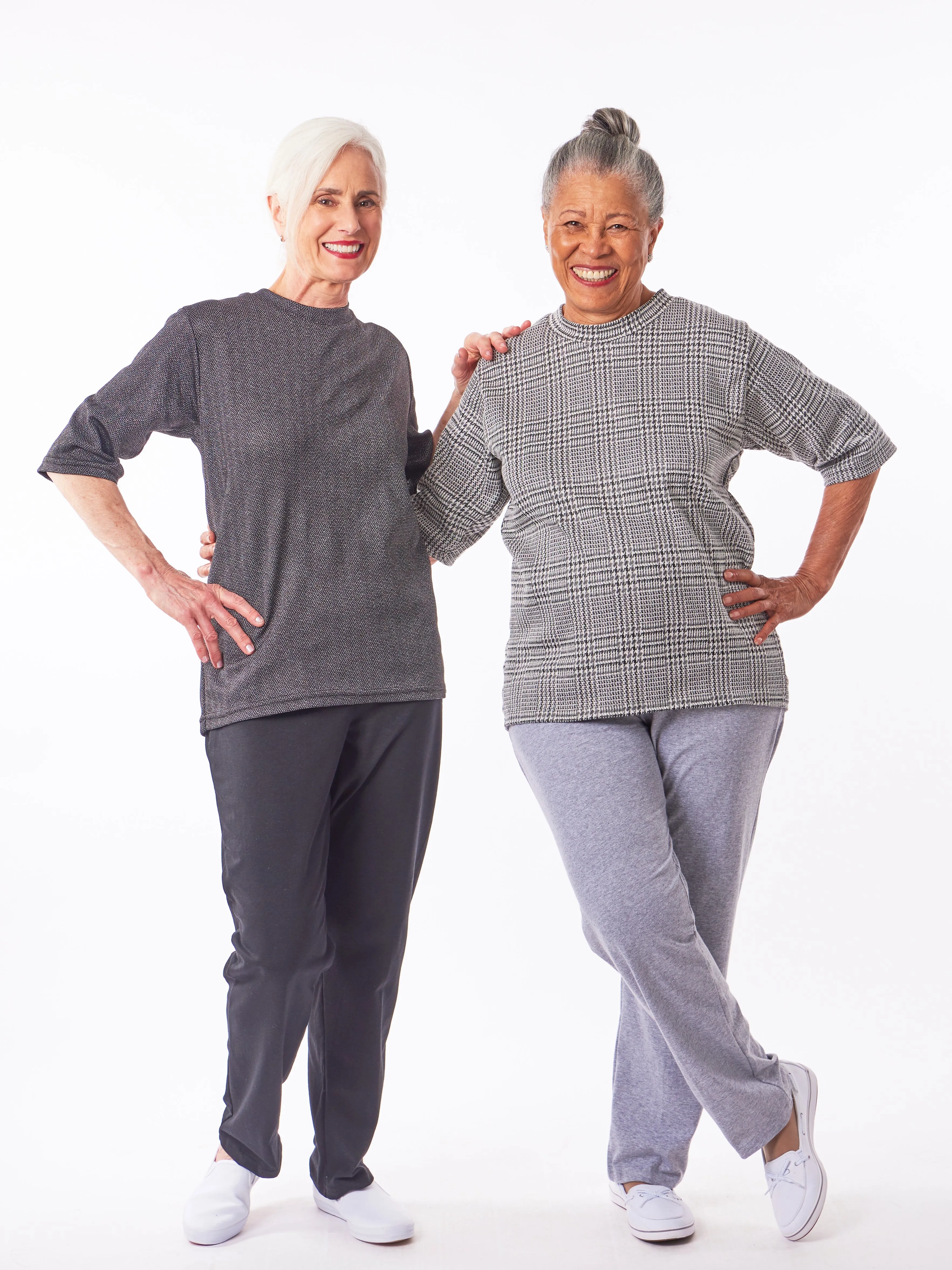 3/4 Sleeve Jacquard Set- Adaptive
