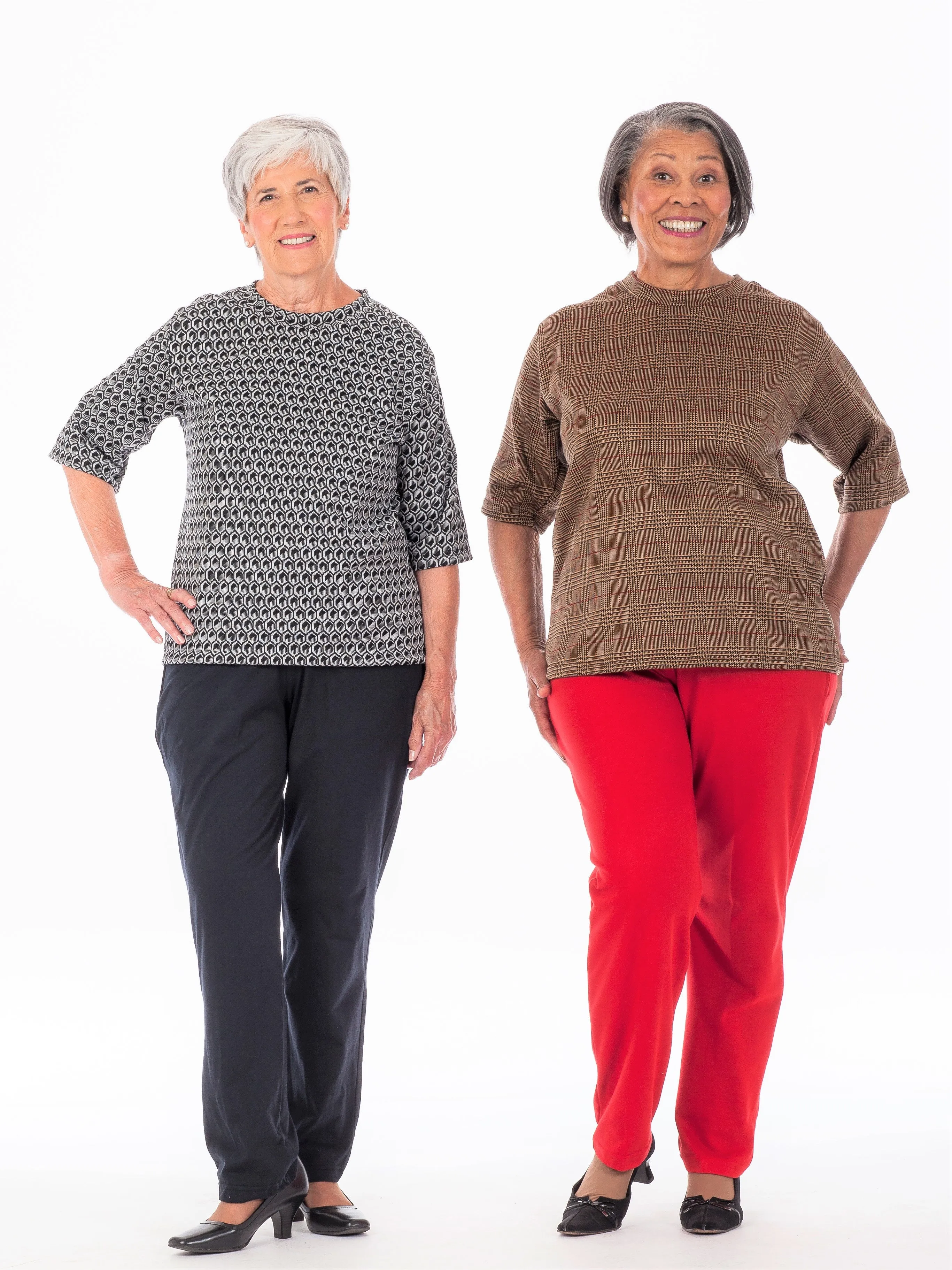 3/4 Sleeve Jacquard Set- Adaptive