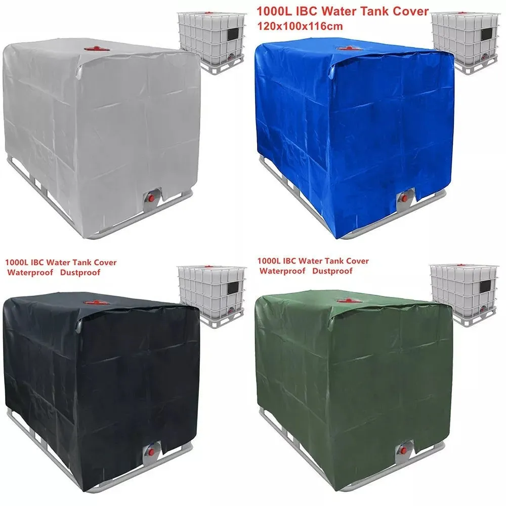 4 Colors Ibc Outdoor Cover for Rain Water Tank 1000 Liters Container Foil Waterproof Anti-dust Cover Sun Protection Oxford Cloth