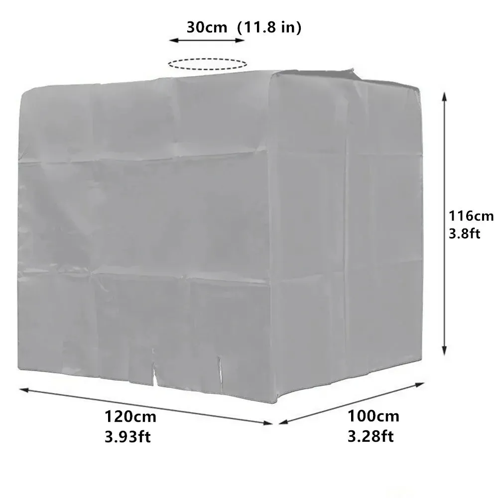 4 Colors Ibc Outdoor Cover for Rain Water Tank 1000 Liters Container Foil Waterproof Anti-dust Cover Sun Protection Oxford Cloth