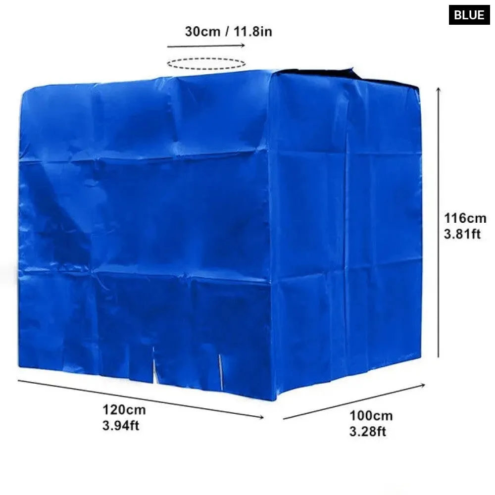 4 Colors Ibc Outdoor Cover for Rain Water Tank 1000 Liters Container Foil Waterproof Anti-dust Cover Sun Protection Oxford Cloth