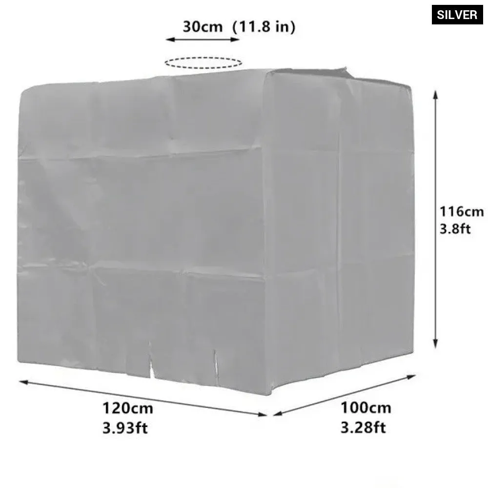 4 Colors Ibc Outdoor Cover for Rain Water Tank 1000 Liters Container Foil Waterproof Anti-dust Cover Sun Protection Oxford Cloth