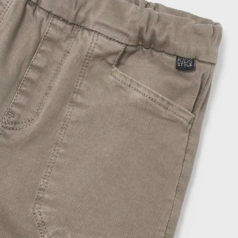 4517 Mayoral Mini Boys Jogger Top Casual Pants - Truffle Tan