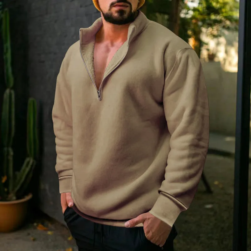 Aule Fleece Zip Up Sweatshirt