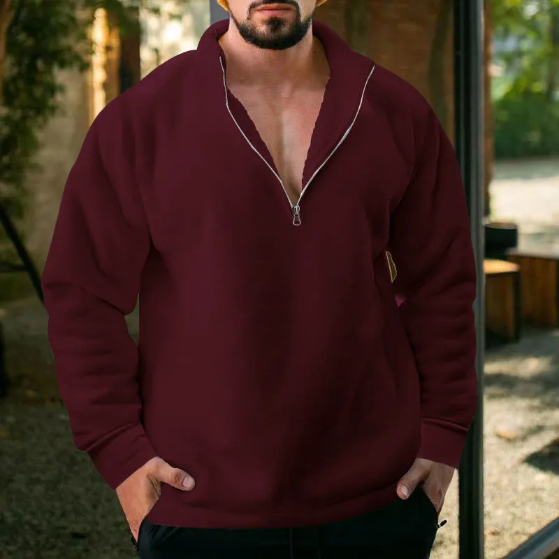 Aule Fleece Zip Up Sweatshirt