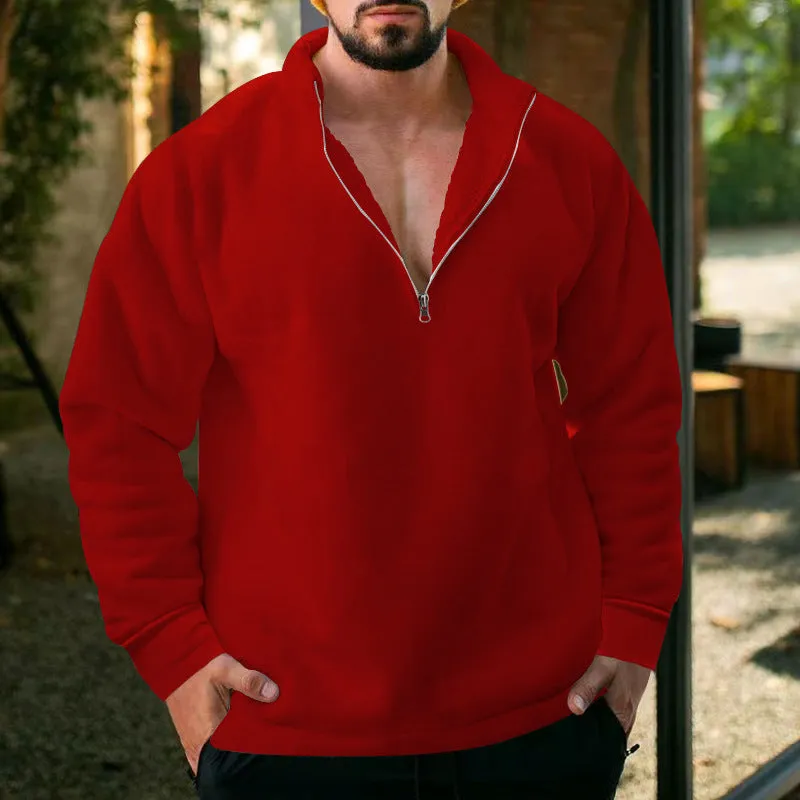 Aule Fleece Zip Up Sweatshirt