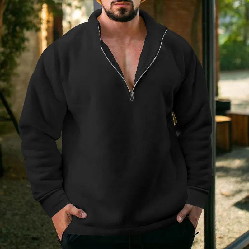 Aule Fleece Zip Up Sweatshirt