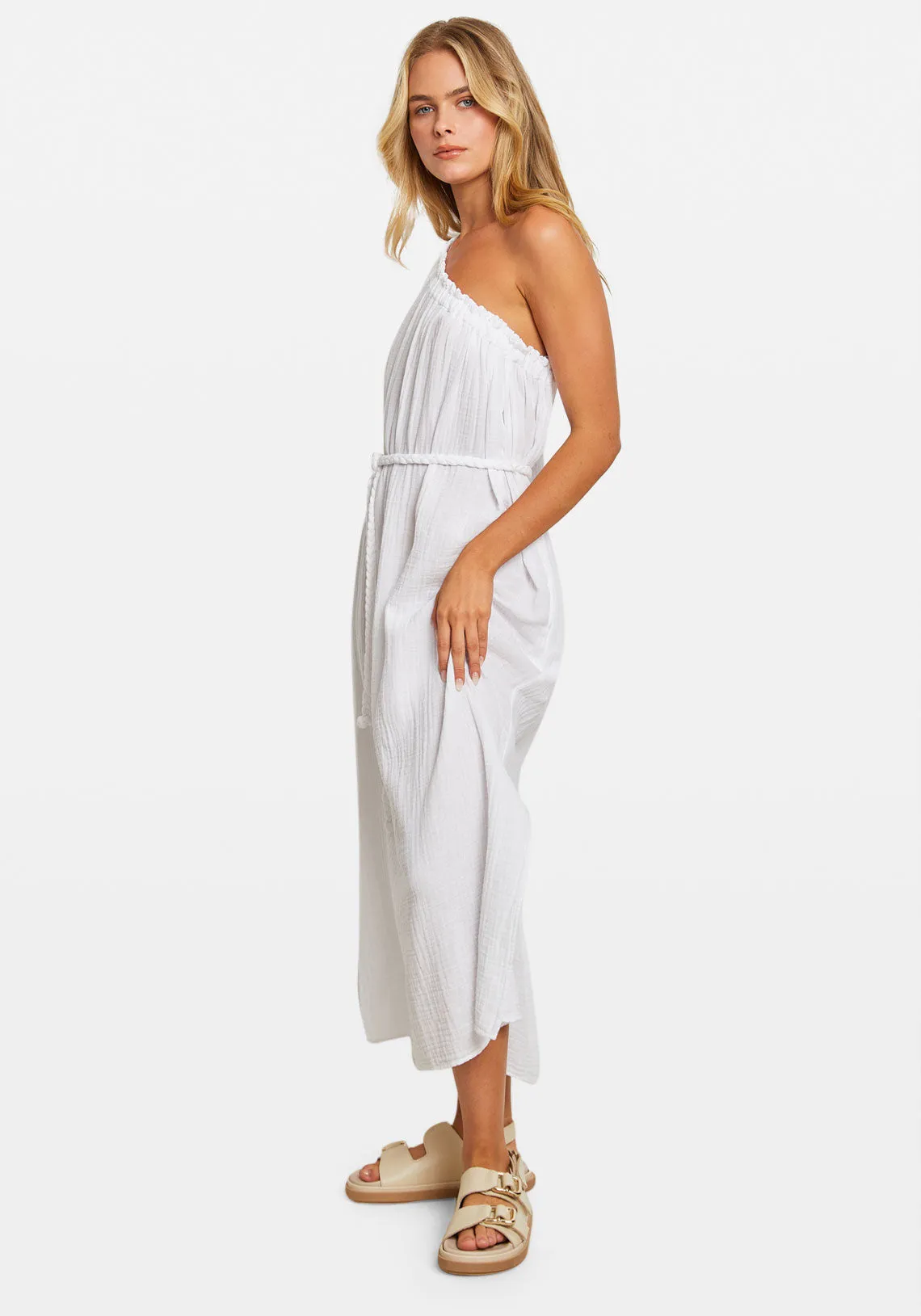 AVELINE DRESS WHITE
