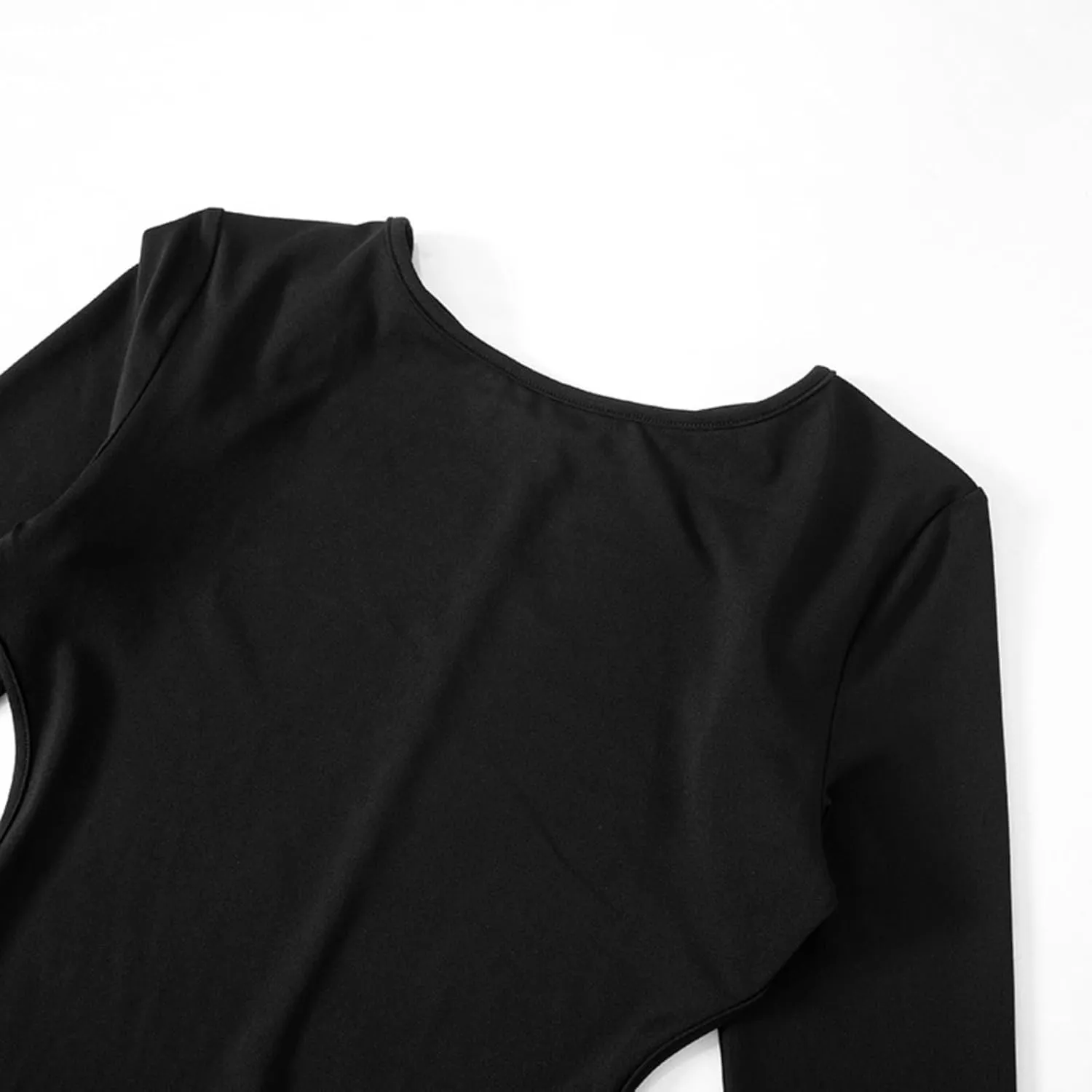 Backless Dress Long Sleeve Mini Dress Sexy Bodycon Stretchy Clubwear Chic Party Cocktail Dresses for Women