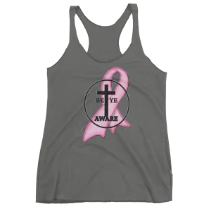 BCA Ladies' Awareness Racerback Tank - Premium Grey