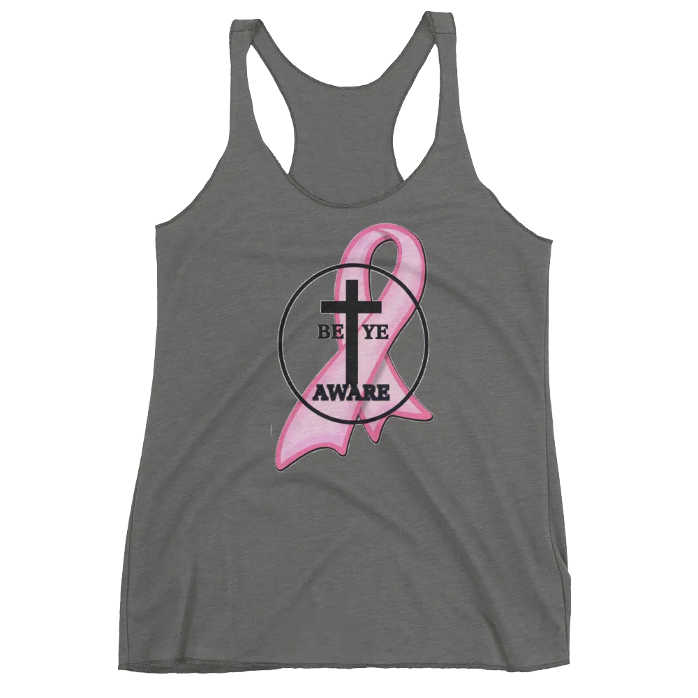 BCA Ladies' Awareness Racerback Tank - Premium Grey