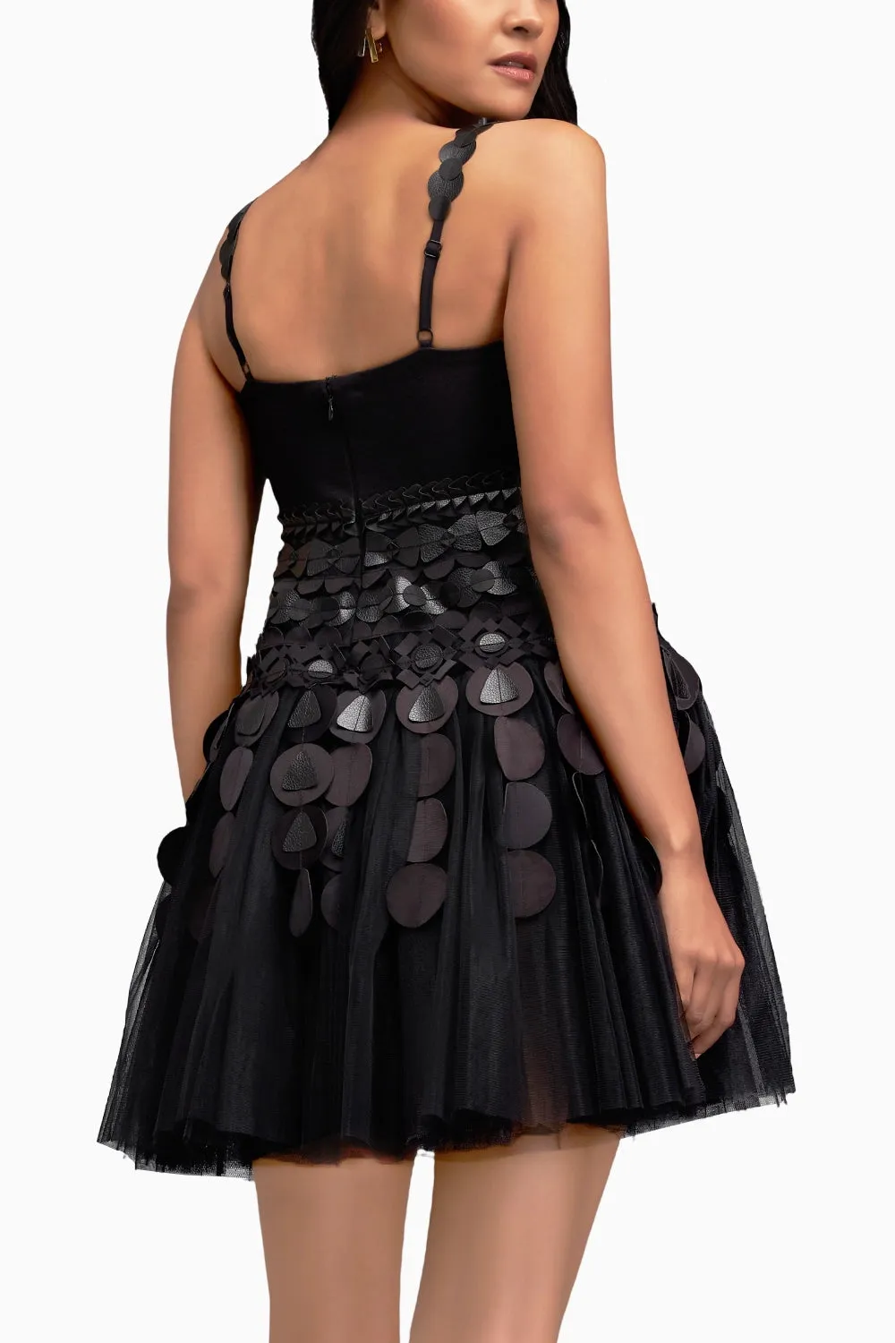 Black Chic Mini Flare Dress