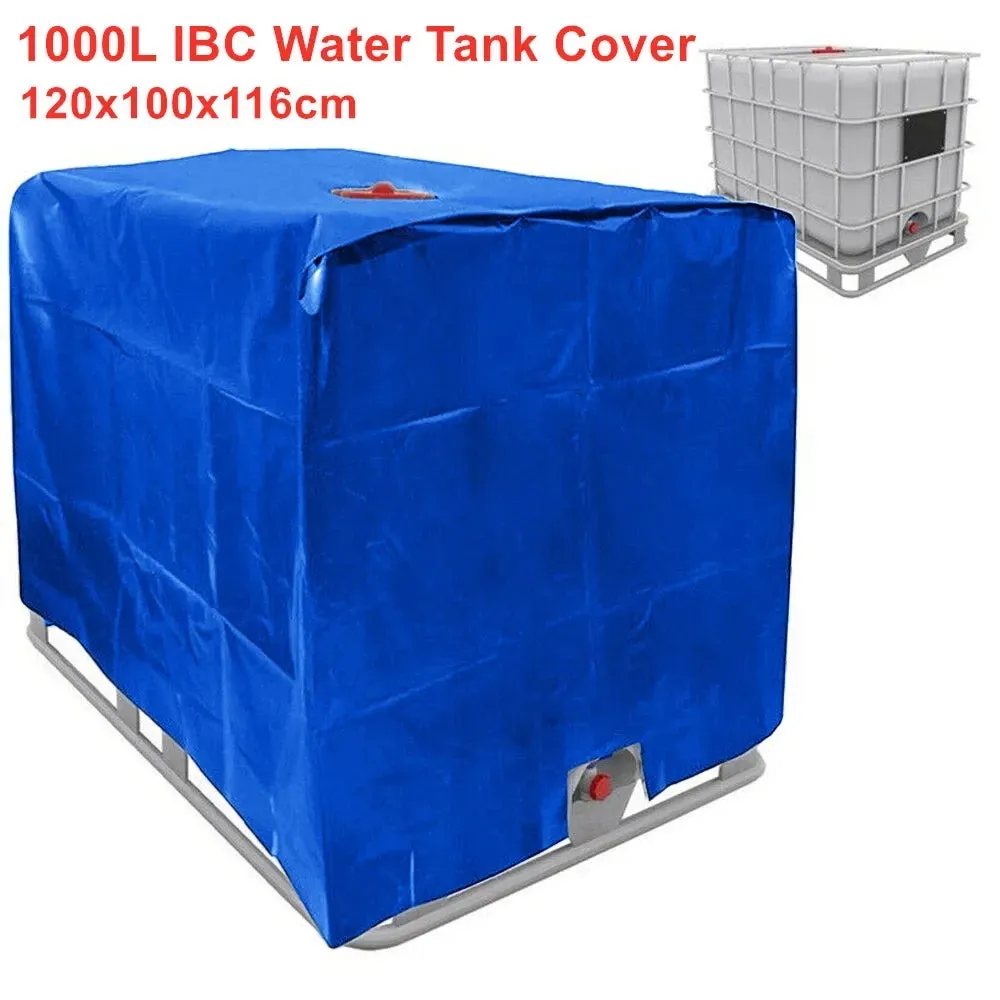 Black Rainwater Tank Waterproof and Dustproof Cover 1000 Liters Ibc Container Aluminum Foil Oxford Cloth Uv Protection Cover
