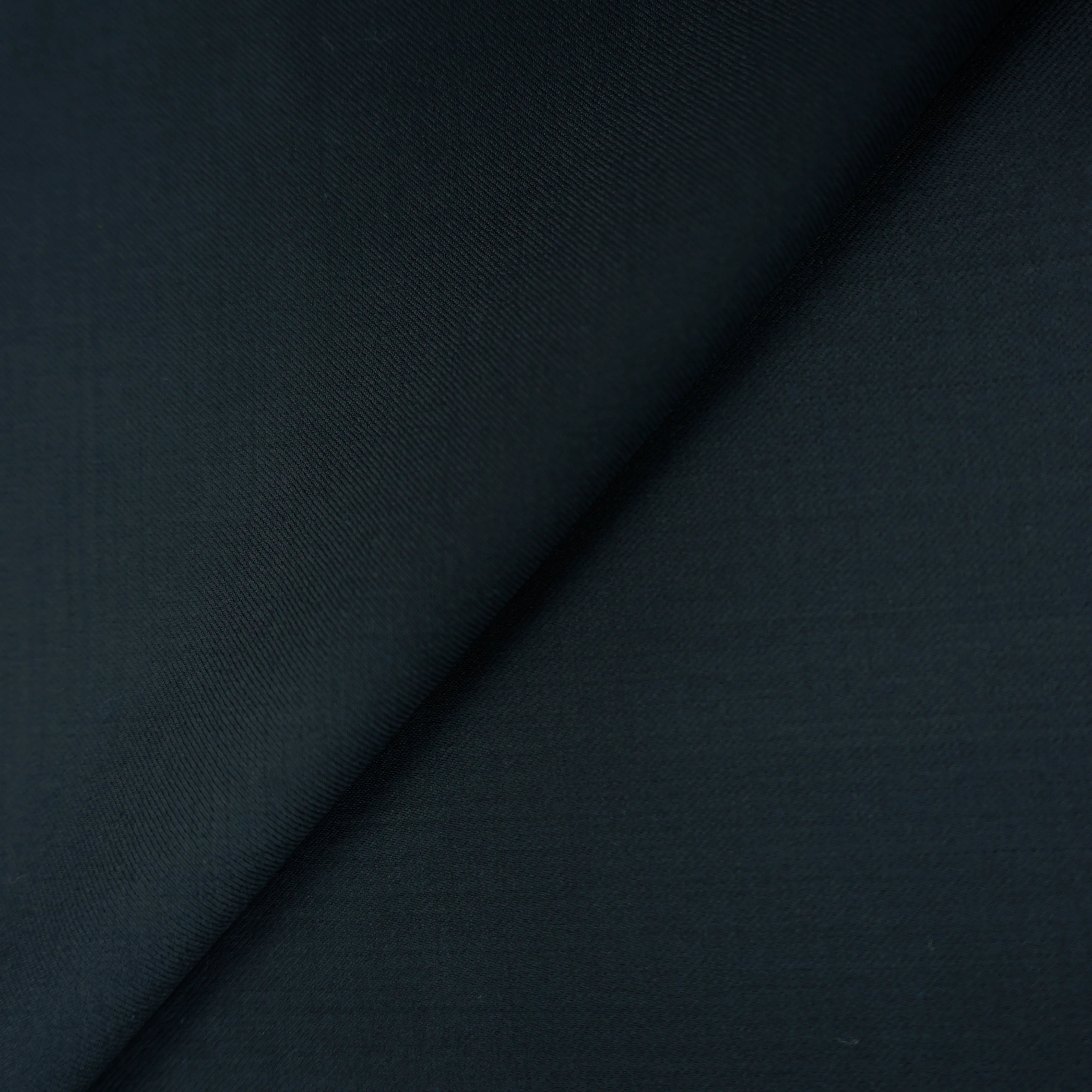 Black Solid Pattern Dormeuil Sustainable Wool Amadeus Fabric