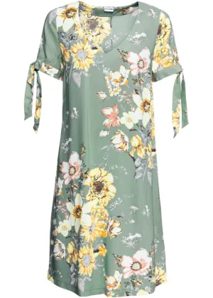 Bodyflirt viscose dress, green