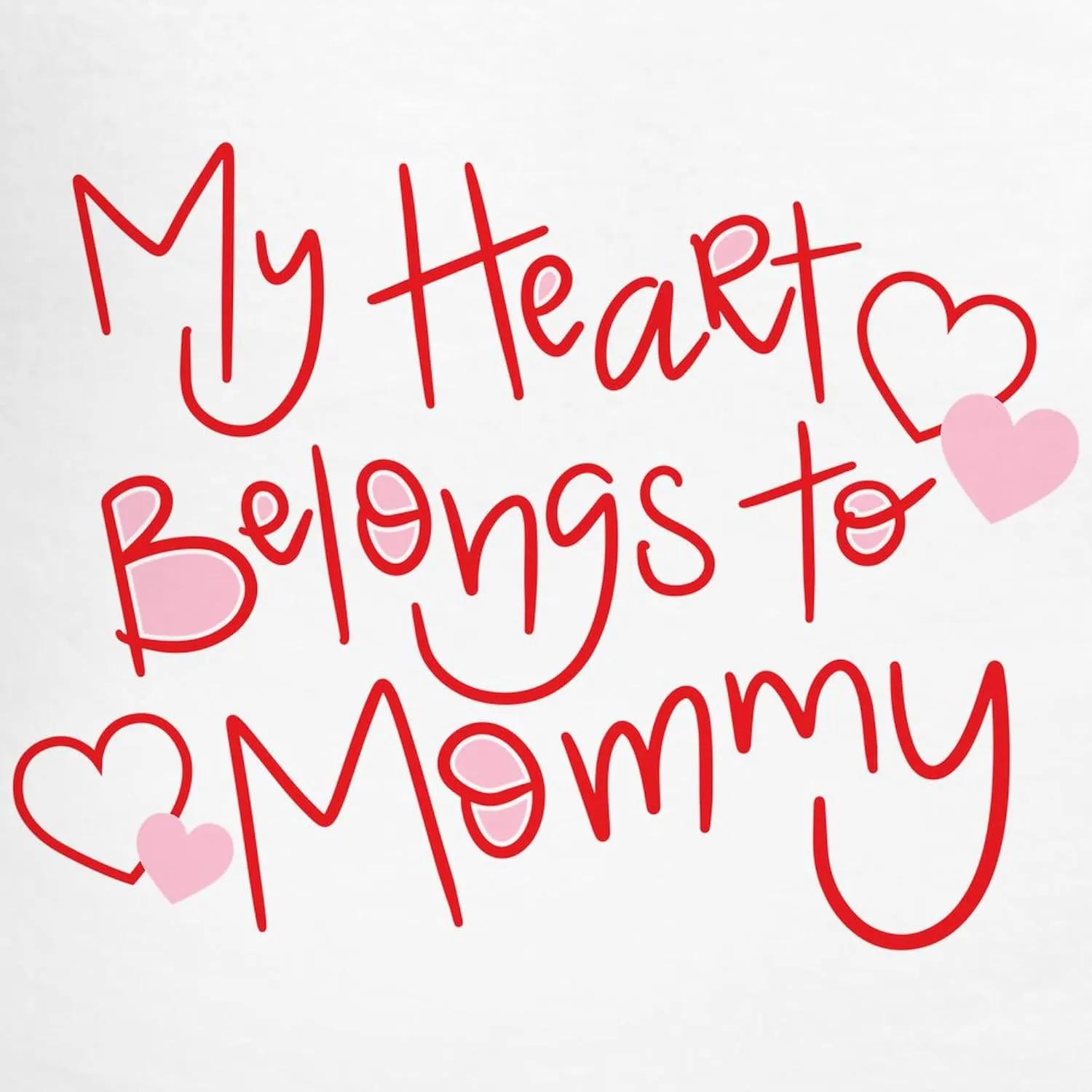 CafePress My Heart Belongs To Mommy Men's Light Pajamas Men's Novelty Light Pajama Set, Comfortable PJ Sleepwear