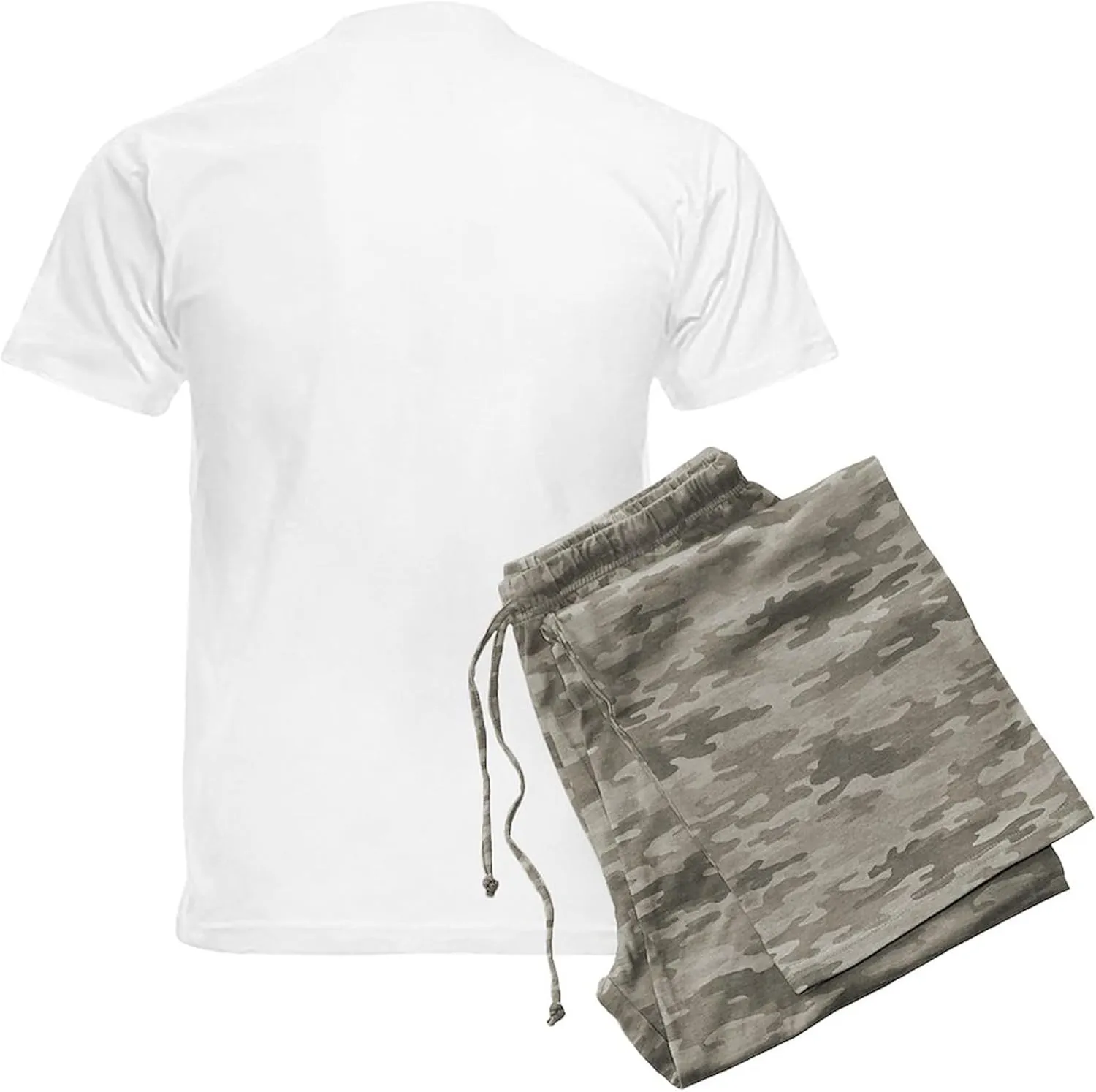 CafePress Someone Left Pawprints On My Men's Light Pajamas Men's Novelty Light Pajama Set, Comfortable PJ Sleepwear