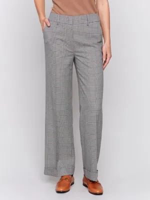 Charlie B Glen Plaid Flare Pants