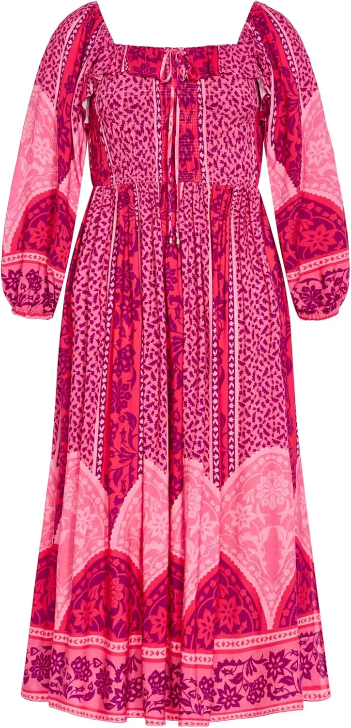 City Chic Women's Plus Size Dress-Estelle Maxi