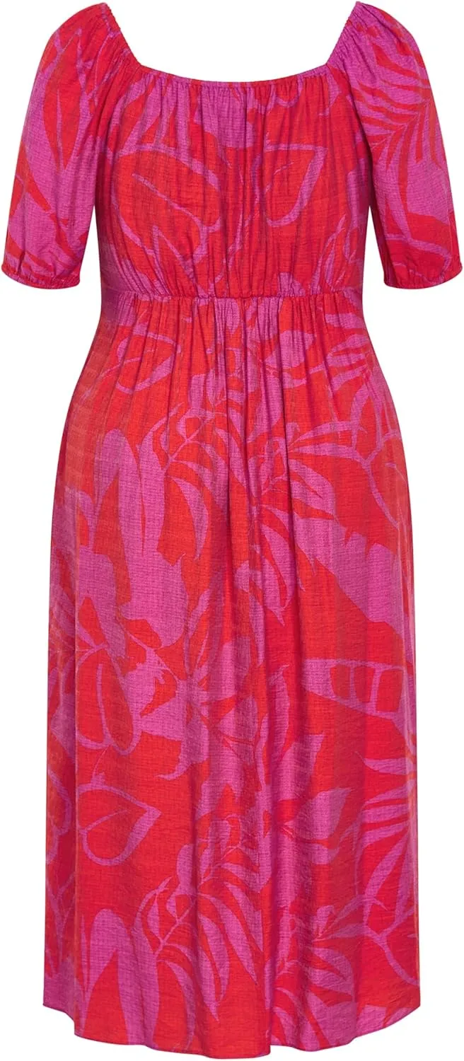 City Chic Women's Plus Size Maxi Dress - Bella Print