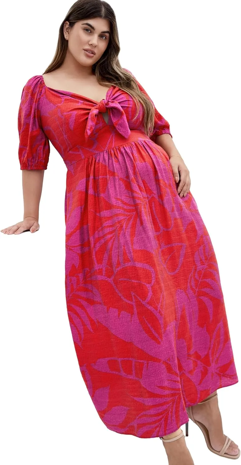 City Chic Women's Plus Size Maxi Dress - Bella Print