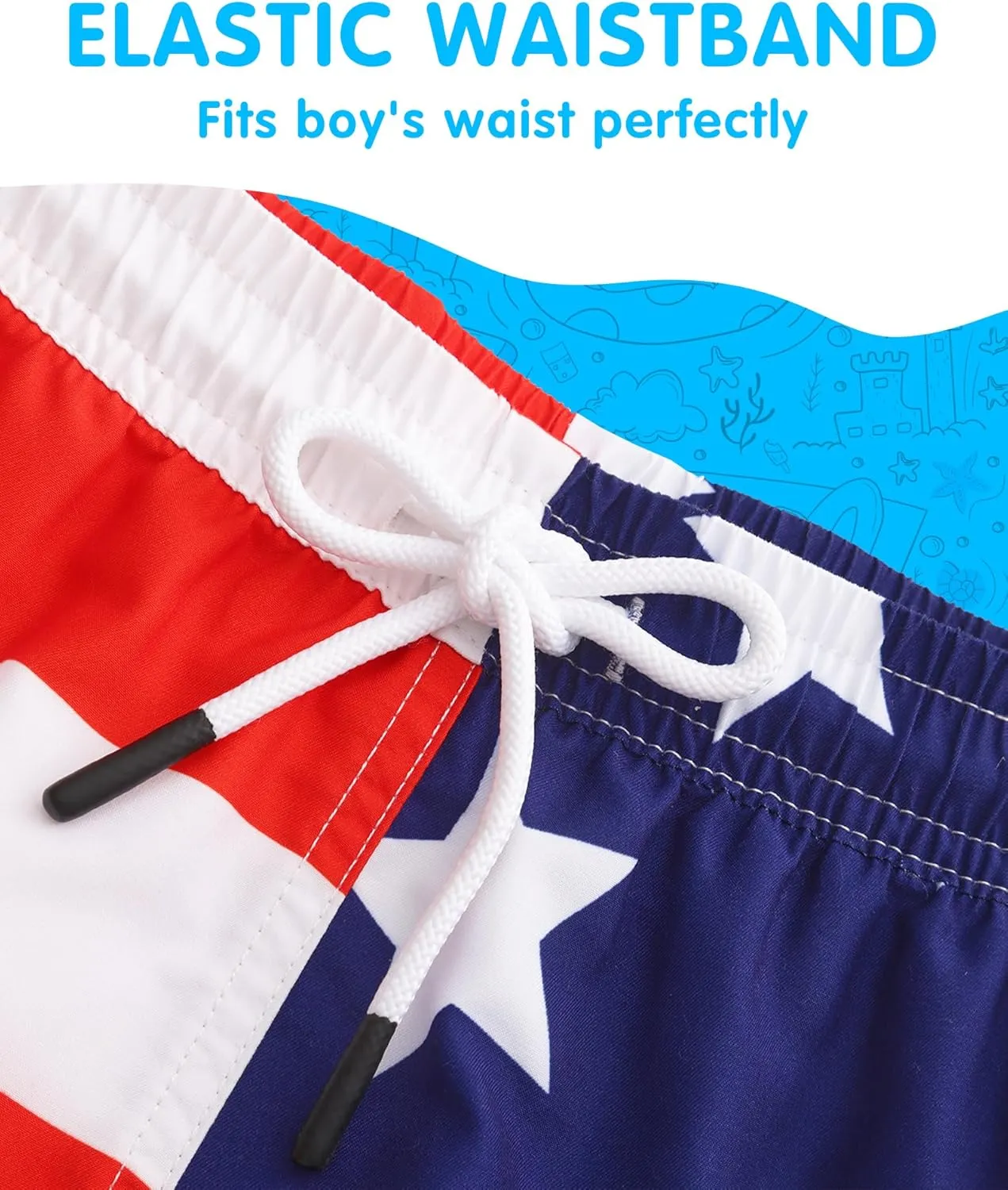 CJMJXPH Boys Swim Trunks Toddler Swim Shorts Little Boys Bathing Suit Swimsuit Swimwear