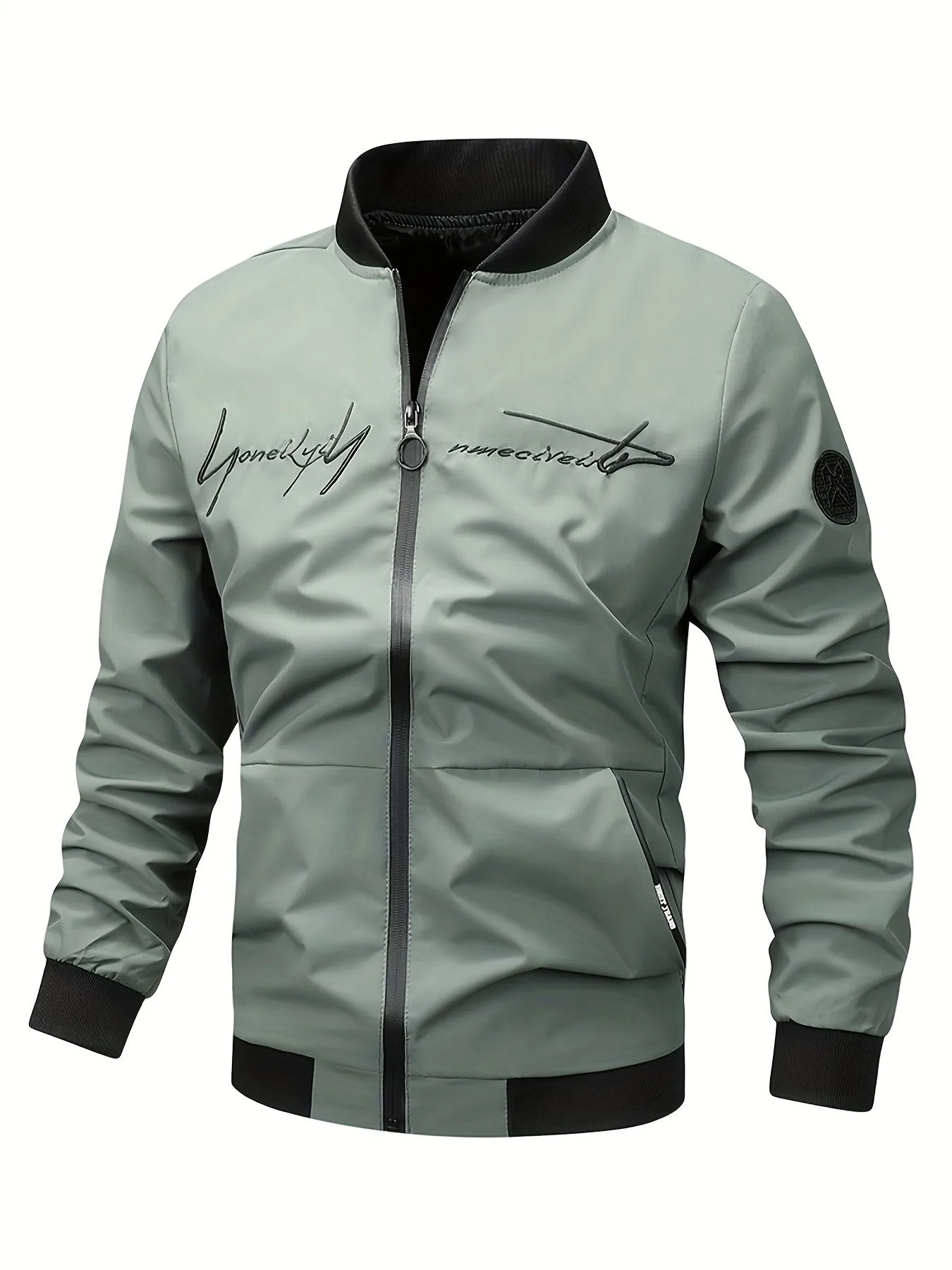 Classic Bomber Jacket For Men | Baseball Coat