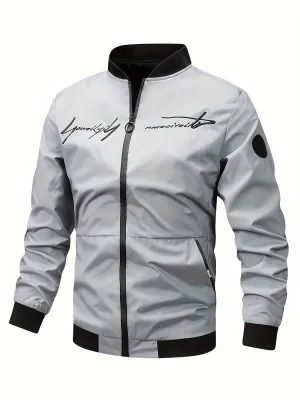 Classic Bomber Jacket For Men | Baseball Coat