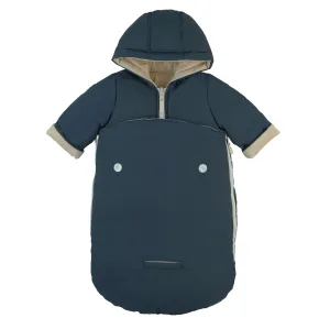 Cozy & Cute: Reversible Baby Snowsuit with Hood
