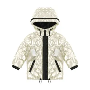 Cozy Coop Squiggle Quilt White Coat