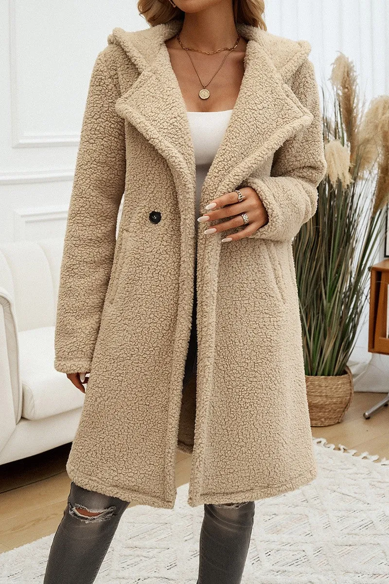 Cozy Fleece Hoodie Coat