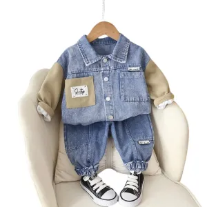 Denim Suit, 2-Piece Set, Ages 1-5, Spring/Fall