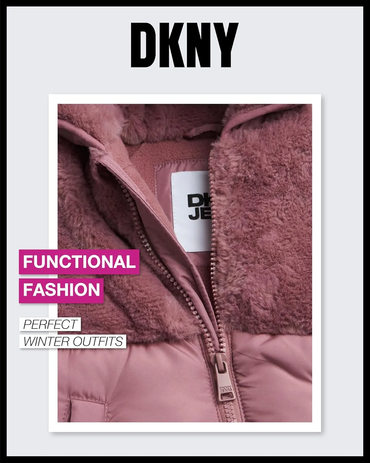 DKNY Girl's Snowsuit - Cozy Soft Girl's One Piece Jumpsuit with Polar Fleece Lining- Cute Winter Baby Girls Clothes (12-24M)