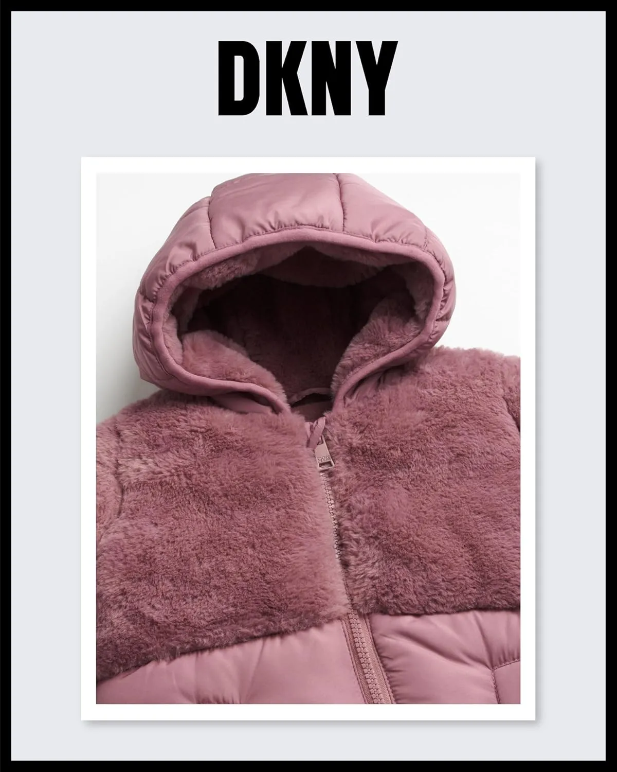 DKNY Girl's Snowsuit - Cozy Soft Girl's One Piece Jumpsuit with Polar Fleece Lining- Cute Winter Baby Girls Clothes (12-24M)