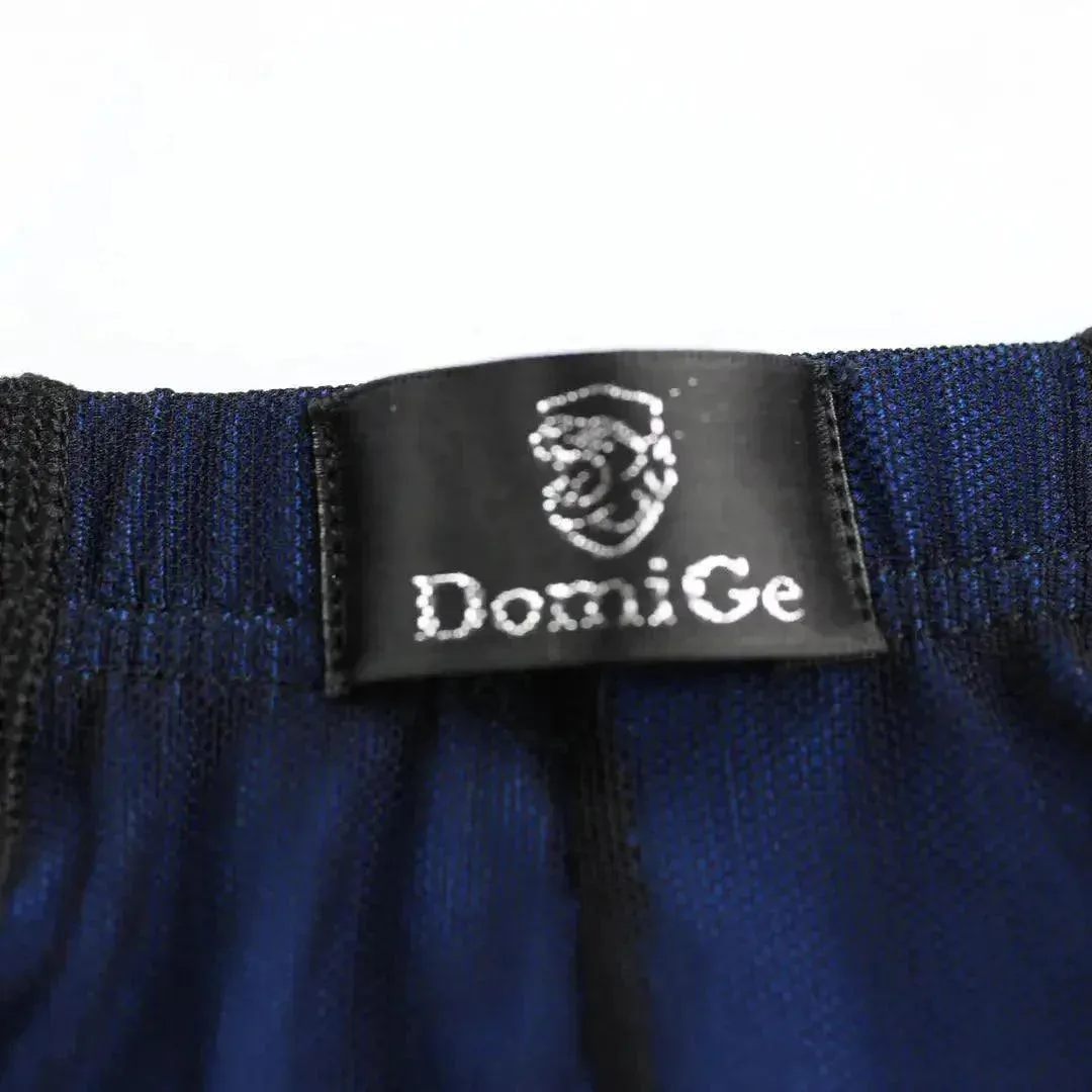Domige Men's Modal-Lined Sheer Mesh Boxer Shorts - Breathable Supportive Underwear