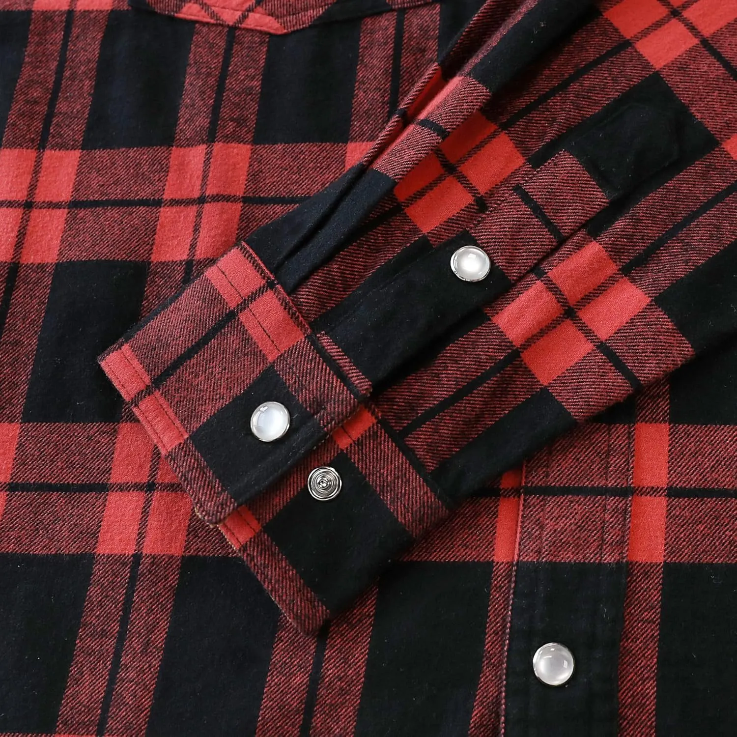 Dubinik Mens Flannel Shirts Long Sleeve Casual Cozy Pearl Snap Shirts for Men Western Cowboy Plaid Soft Pure Cotton