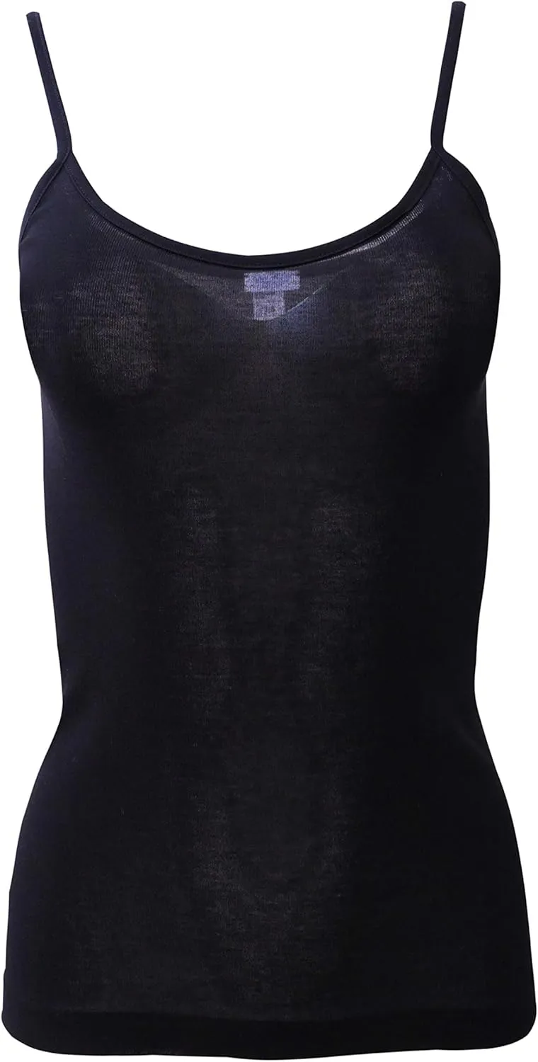 EGI  Luxury 100% "Filo di Scozia Cotton Women's Tank Camisole (S - XXXL). Proudly Made in Italy.