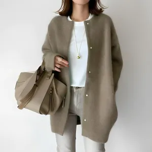 Elegant Gerade Mittellangen Outerwear