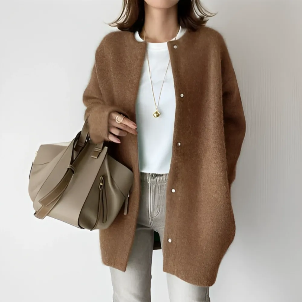 Elegant Gerade Mittellangen Outerwear