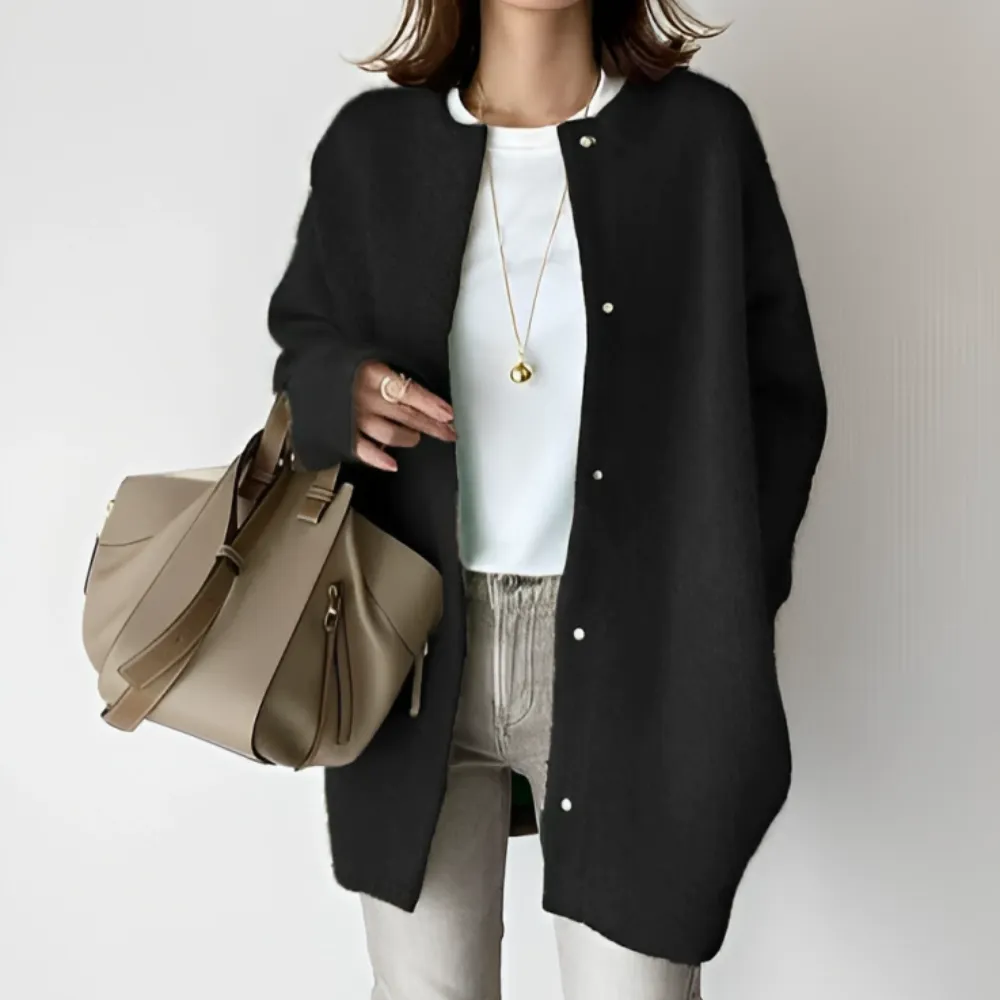 Elegant Gerade Mittellangen Outerwear