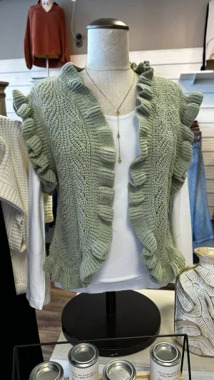 Elliana Ruffled Vest