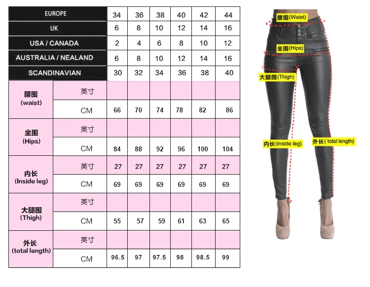 Embroidery Flowers Middle Waist Pencil 9/10 Pants