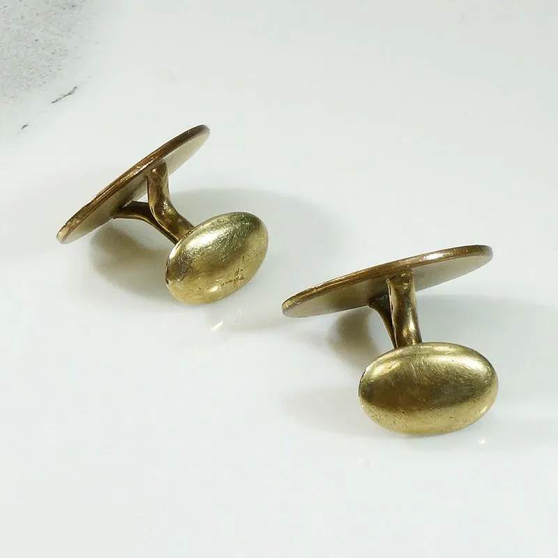 Engraved Victorian Gold Filled Cufflinks