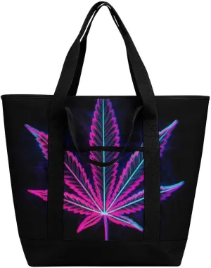 Fashionable Commuter Tote Bag Large Insulated Work Handbag
