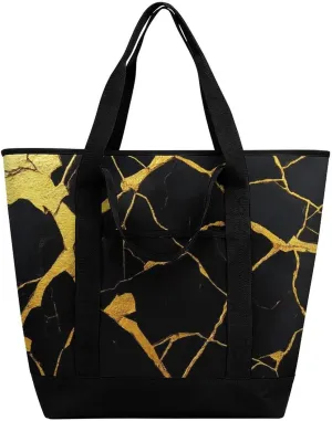 Fashionable Commuter Tote Bag Large Insulated Work Handbag